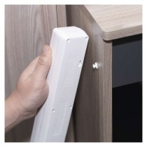 Hosszabbító 3 m / 5 aljzat / kapcsolós / fehér / 1× USB-A + 1× USB-C  / 1,5 mm2