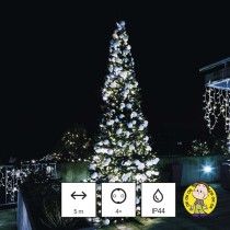 Hosszabbító 5 m / 4 aljzat / kapcsolós / fekete-piros / gumi-neoprén / 1,5 mm2