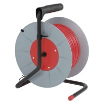 PVC Kabeltrommel – 4 Steckdosen, 25m, 1,5mm2 SCHUKO