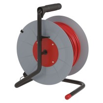 Kábeldob 40 m / 4 aljzat / narancssárga / PVC / 230 V / 1,5 mm2