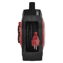 Āra pagarinātāja spole, 15 m / 4 kontaktl. / gumijas ‒ neoprēna / 1,5 mm2, ar LED gaismu