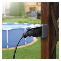 #GOSMART WIFI SOCKET IP44 WITH TIMER/WATT. SCHUKO 