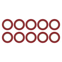 Izolační páska PVC 15mm / 10m červená, 10 ks