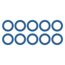 Izolační páska PVC 15mm / 10m modrá, 10 ks