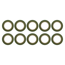 Izolační páska PVC 15mm / 10m zelenožlutá, 10 ks