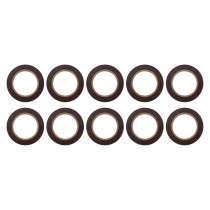 Izolační páska PVC 15mm / 10m hnědá, 10 ks