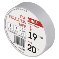 Izolační páska PVC 19mm / 20m bílá, 10 ks