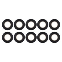 Izolační páska PVC 19mm / 20m černá, 10 ks