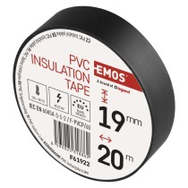 Izolační páska PVC 19mm / 20m černá, 10 ks