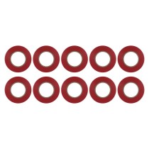 Izolační páska PVC 19mm / 20m červená, 10 ks