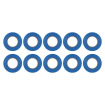 Izolační páska PVC 19mm / 20m modrá, 10 ks