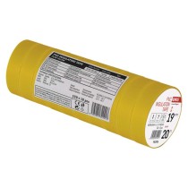 Izolační páska PVC 19mm / 20m žlutá, 10 ks
