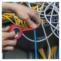 Izolační páska PVC 19mm / 20m hnědá, 10 ks