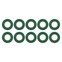 Izolační páska PVC 19mm / 20m zelená, 10 ks