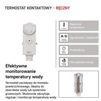 Termostat przylgowy, ręczny, P5681