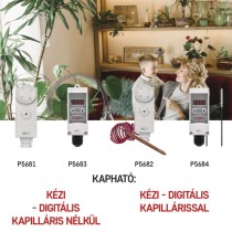 Manuális felületre szerelhető csőtermosztát P5681
