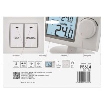 Raumthermostat P5614, manuell, kabellos