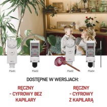 Termostat przylgowy, czujnik, kapilara, P5684