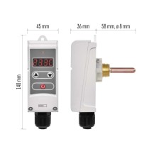 Příložný manuální jímkový termostat P5686