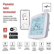 Talni žični termostat WiFi GoSmart P56S01F s programiranjem