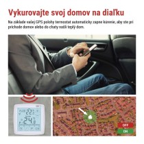 Podlahový programovateľný drôtový WiFi GoSmart termostat P56S01F