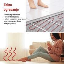 Talni žični termostat WiFi GoSmart P56S01F s programiranjem