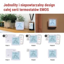 Inteligentny termostat pokojowy do ogrzewania podłogowego, GoSmart z WiFi, P56S01F
