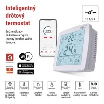 Izbový programovateľný drôtový WiFi GoSmart termostat P56S01