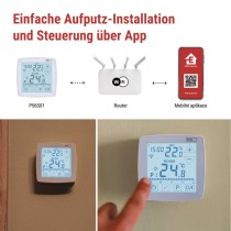 GoSmart Raumthermostat P56S01 mit WiFi, programmierbar, verkabelt