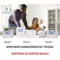 Programozható vezeték nélküli OpenTherm szobatermosztát P5611OT