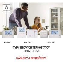 Izbový programovateľný bezdrôtový OpenTherm termostat P5611OT