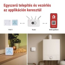 GoSmart Programozható vezeték nélküli szobatermosztát WiFi-vel P56S11 