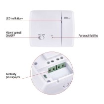 Pokojový programovatelný bezdrátový WiFi GoSmart termostat P56S11