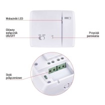 Inteligentny termostat pokojowy, bezprzewodowy, GoSmart z WiFi, P56S11