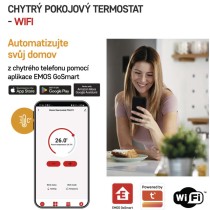 Pokojový programovatelný bezdrátový WiFi GoSmart termostat P56211