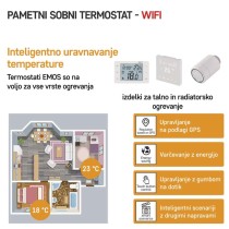 Sobni brezžični WiFi GoSmart termostat P56211 s programiranjem