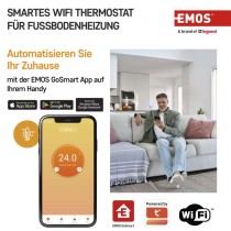 GoSmart Fußbodenheizung-Thermostat P56201UF mit WiFi, programmierbar, verkabelt