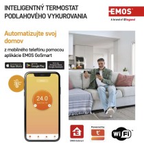 Podlahový programovateľný drôtový WiFi GoSmart termostat P56201UF