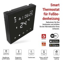 GoSmart Fußbodenheizung-Thermostat P56201BUF mit WiFi, programmierbar, verkabelt