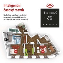 Podlahový programovatelný drátový WiFi GoSmart termostat P56201BUF