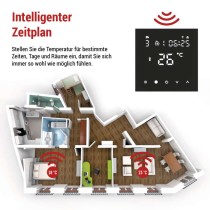 GoSmart Fußbodenheizung-Thermostat P56201BUF mit WiFi, programmierbar, verkabelt