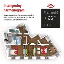 GoSmart Termostat pokojowy do ogrzewania podłogowego, P56201BUF z WiFi