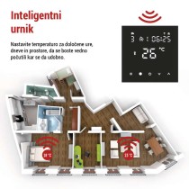 Talni žični termostat WiFi GoSmart P56201BUF s programiranjem