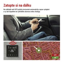 Podlahový programovatelný drátový WiFi GoSmart termostat P56201BUF