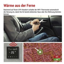 GoSmart Fußbodenheizung-Thermostat P56201BUF mit WiFi, programmierbar, verkabelt