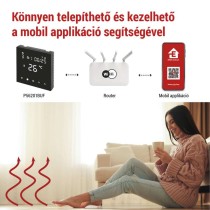 GoSmart Programozható vezetékes termosztát padlófűtéshez WiFi-vel P56201BUF