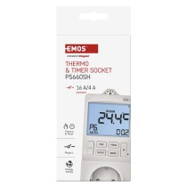 2in1 Steckdosenthermostat mit digitaler Zeitschaltuhr, schuko