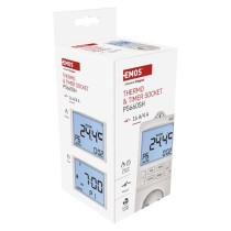 2in1 Steckdosenthermostat mit digitaler Zeitschaltuhr, schuko