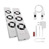 Ventilátor pod radiátor DUO, biely