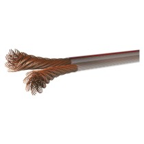 Dvojlinka netienená 2x1,0mm priehľadná, 100m